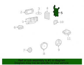 Кронштейн Radio Receiver Module Mercedes GLC 16-19