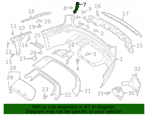 Suport bara spate dreapta pentru Land Rover Range Rover Velar 18-23