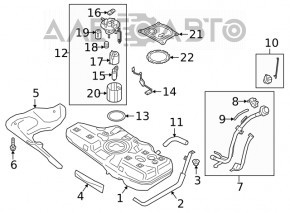 Топливный насос бензонасос Kia Forte 19-24 2.0