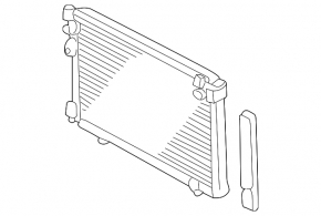 Radiator condensator aer condiționat Lexus RX300 RX330 04-06