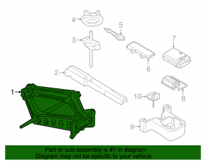 Домкрат Ford Mustang mk6 15-23