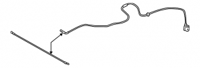 Cablu de deblocare capotă Land Rover Range Rover Evoque 12-18