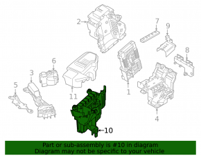 Корпус блока ECU компьютера двигателя BMW X3 G01 18-24 тип 2