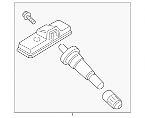 Senzor de presiune a roților Hyundai Tucson 16-20 nou original