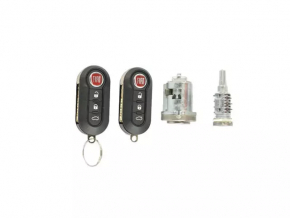Накладка порога задняя правая Fiat 500L 14-19 черная