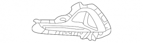 Cadru dreapta PTF Hyundai Sonata 18-19 sub LED AVTM