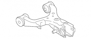 Maneta inferioara spate dreapta Toyota Sequoia 08-16 noua originala