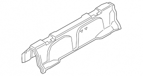 Покрытие пола багажника переднее BMW X2 F39 18-23 черный