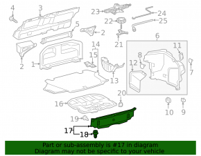 Capac portbagaj Lexus ES300h ES350 13-18