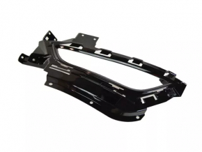 Grilă bara dreapta Chrysler 200 15-17 pentru proiectoare de ceață plate, negru lucios