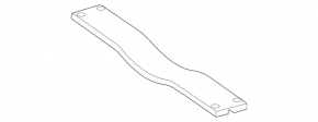Распорка днища задняя центральная Mercedes W167 GLE 350 450 20-26