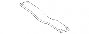Распорка днища задняя центральная Mercedes W167 GLE 350 450 20-26