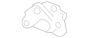 Скоба замка двери багажника Ford Ecosport 18-22