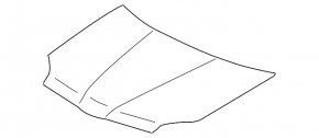 Капот голый Mitsubishi Galant 04-08