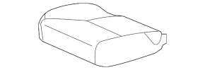 Scaun de pasager pentru Honda Accord 13-17 fără airbag, material textil negru