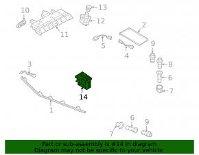 Кнопка паркинга Audi Q3 83A 19-25