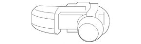 Senzori parcare fata Toyota Rav4 19-20