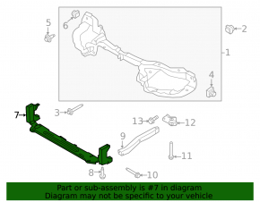 Планка телевизора нижняя Ford C-max MK2 13-18