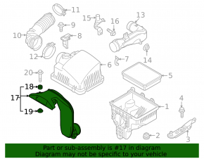 Воздухоприемник Mazda CX-50 23-26 2.5