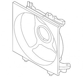 Carcasă radiator difuzor stânga Subaru Outback 10-12 2.5