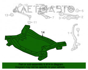 Подрамник передний Dodge Challenger 09-23 rwd