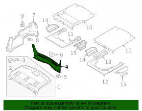 Capac portbagaj Mazda 6 13-21 nou original