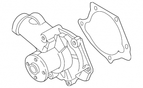 Помпа водяная Mitsubishi Galant 03-13 2.4