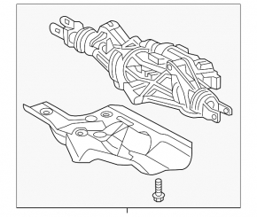 Actuator suspensie spate Audi Q8 19-26 cu protecție
