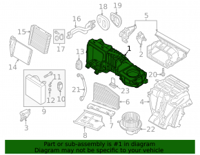 Печка в сборе VW Passat 20-22