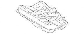 Топливный бак Toyota Camry v40 hybrid