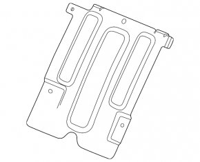 Кронштейн блока ECU компьютер двигателя верхний Chevrolet Equinox EV 24-26