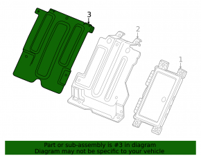 Кронштейн блока ECU компьютер двигателя верхний Chevrolet Equinox EV 24-26