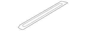 Capac prag fata stanga exterioara Kia Niro 17-22 crom