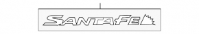Inscripție emblemă SANTAFE hayon Hyundai Santa FE Sport 13-18 nou original