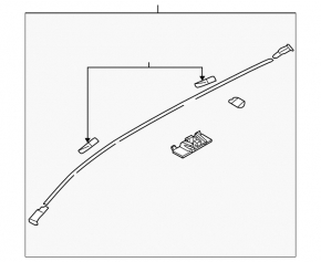 Накладка крыши левая Mazda3 MPS 09-13