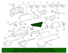 Управление климат-контролем Toyota Camry v70 18-24 hybrid auto, царапины