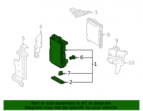 Multiplex Network Control Module Toyota Camry v70 18-20 треснут корпус