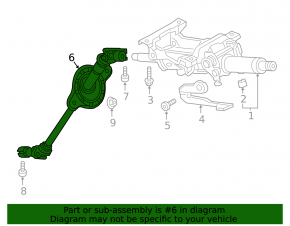 Рулевой карданчик Audi A4 B9 17-25