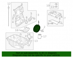 Шкив коленвала Honda Accord 13-17 2.4