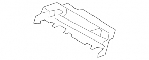 Conductă de aer radiator stânga VW Touareg 11-16