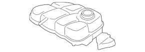 Расширительный бачок охлаждения Lincoln MKC 15-16 2.0T, 15-19 2.3T с крышкой