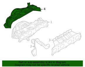 Защита коллектора Mitsubishi Outlander 18-22 PHEV