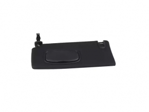 Козырек левый Jeep Cherokee KL 19-22 черный с Home link, без крючка, с подсветкой