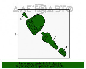 Датчик давления колеса Ford Edge 15-23 315mhz