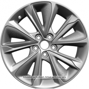 Диск колесный R17 x 7J Chevrolet Bolt EUV 22-23 с серыми накладками