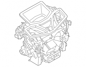 Корпус печки голый BMW X7 G07 19-26