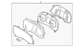 Panoul de instrumente Hyundai Kona 19 2.0