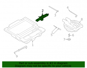 Домкрат Subaru Outback 20-23