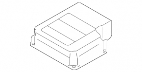 Модуль srs airbag компьютер подушек безопасности Audi Q7 4L 10-15