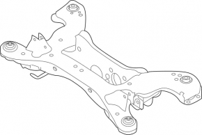 Подрамник задний Infiniti QX50 19-25 FWD